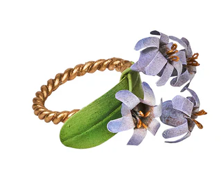 Meadow Walk Floral Napkin Ring Assorted Set/4 - Multi