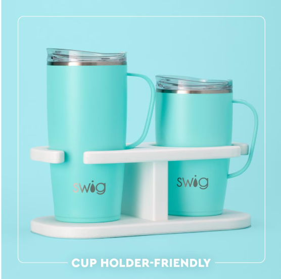 Swig We've Got Spirit Black + Red Travel Mug 22oz