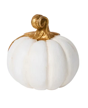 Juliska Forest Walk Pumpkin Place Card Holder- Gold