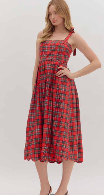 The Poinsettia Dress