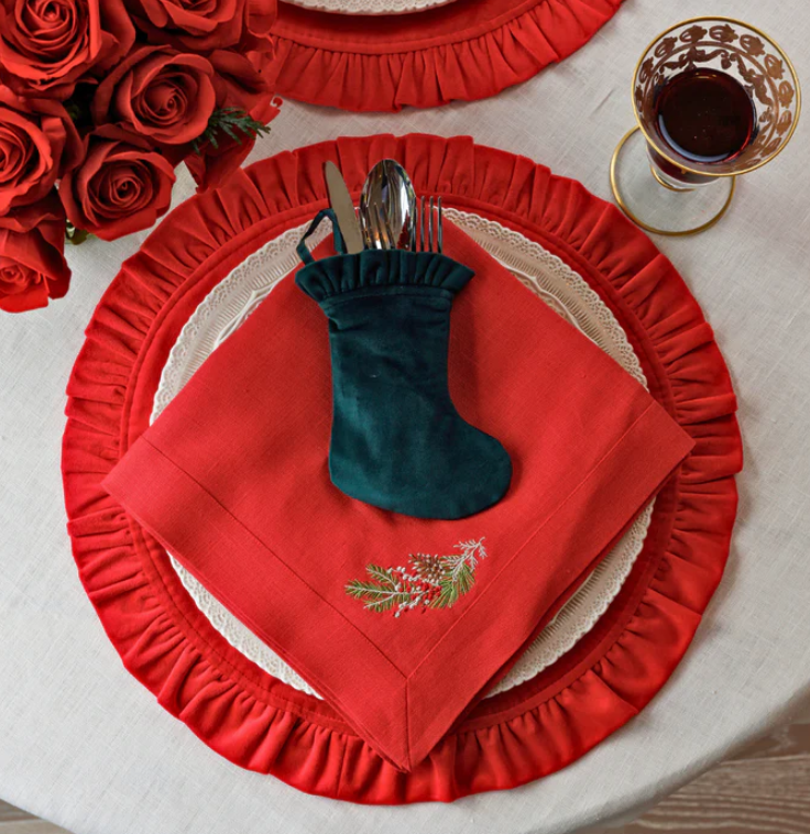 Arte Italica Velvet Mini Stocking - Thumbnail 2