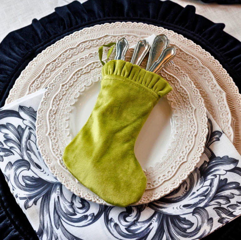 Arte Italica Velvet Mini Stocking - Thumbnail 5