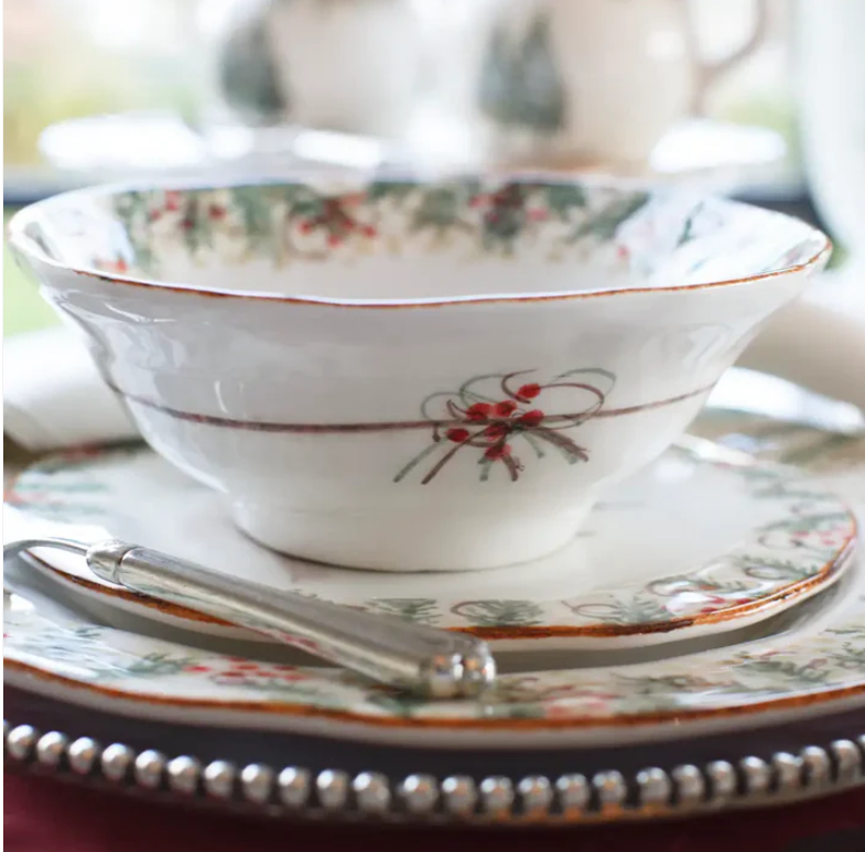 Arte Italica Natale Cereal Bowl