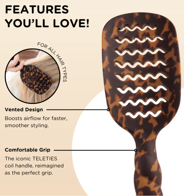 Teleties Vented Hairbrush