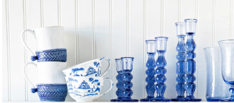Juliska Provence Candlestick - Chambray