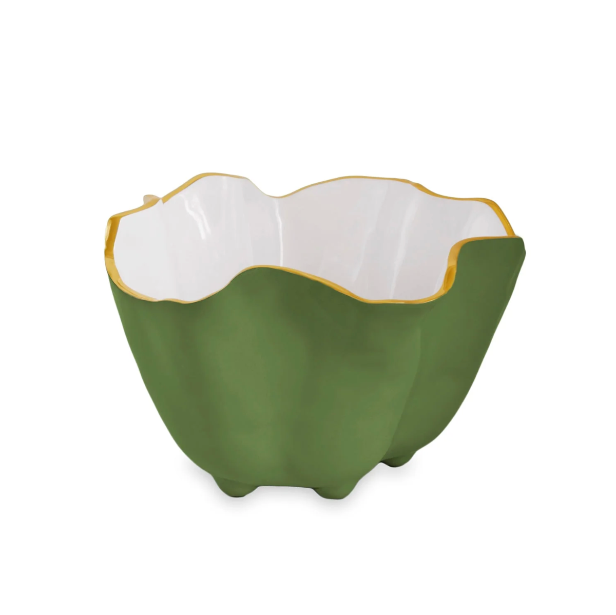 Beatriz Ball Encanto Onyx Ice Bucket Leaf Green and White
