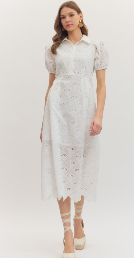 Pure Eyelit Maxi Dress