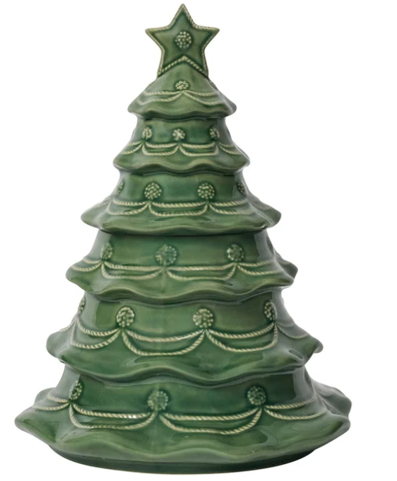 Juliska Berry & Thread Christmas Tree Cookie Jar