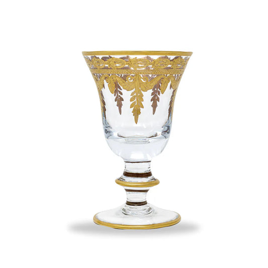 Arte Italica Vetro Gold Water/Wine Glass