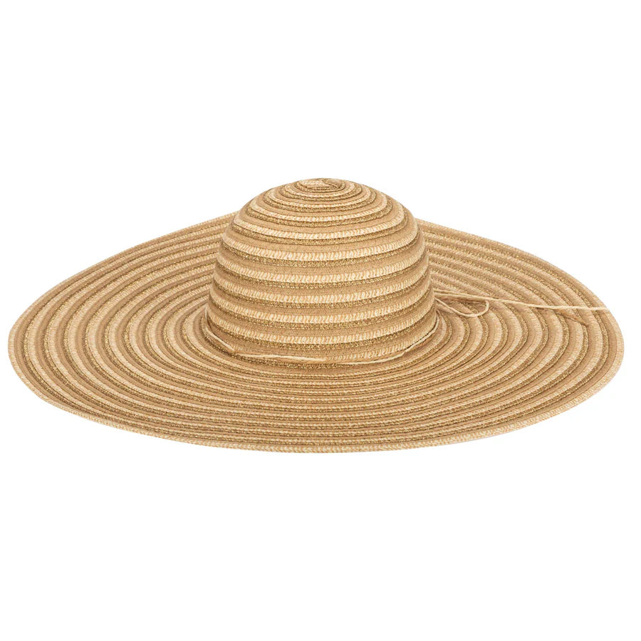 San Diego Hat Gold Wide Brim Floppy Hat