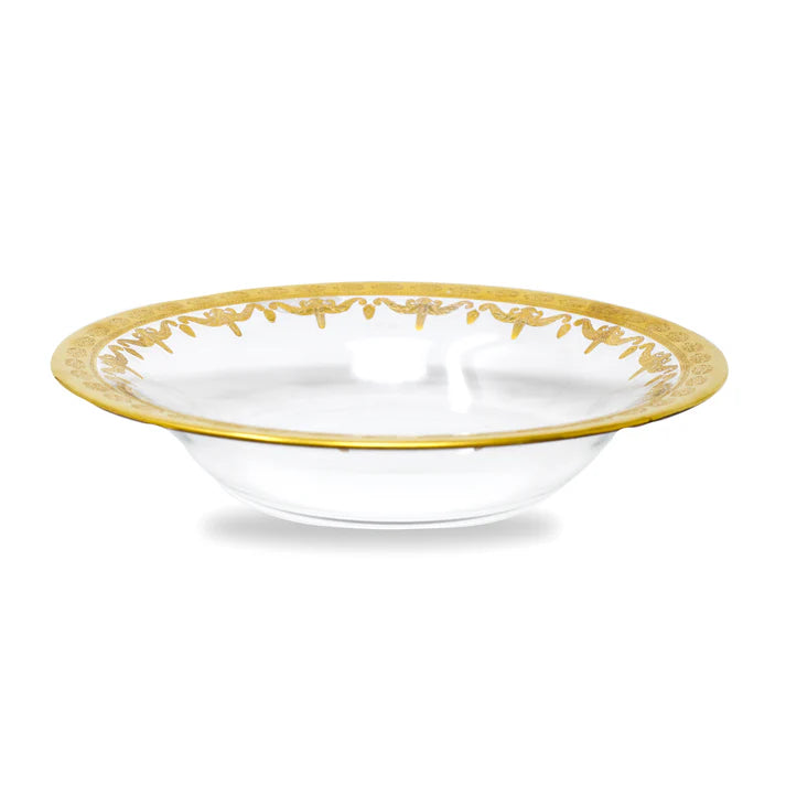 Arte Italica Vetro Gold Pasta/Soup Bowl