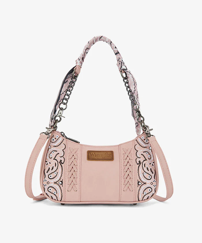 Wrangler Desert Paisley Shoulder Bag PINK