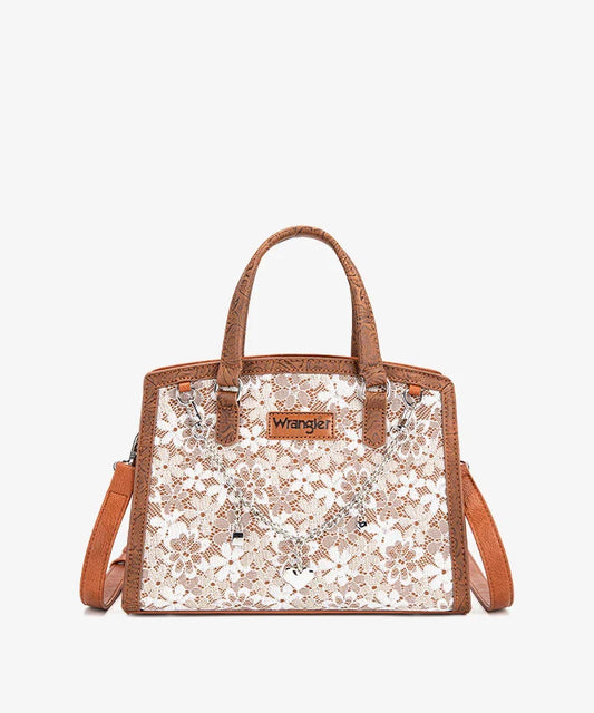 Wrangler Western Chic Lace Tote Bag