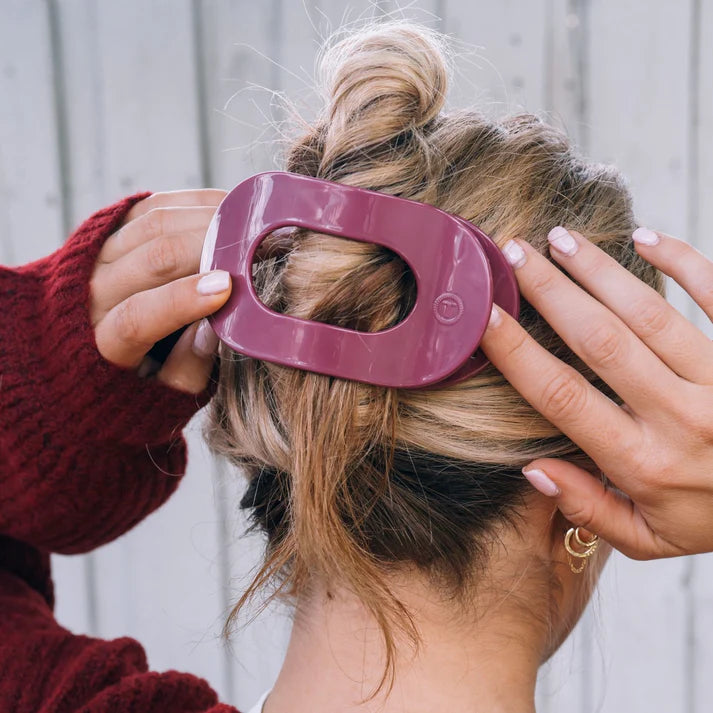 Teletie Large Flat Round Clip
