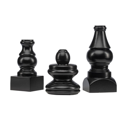 The Porch Round Top Collection Black Display