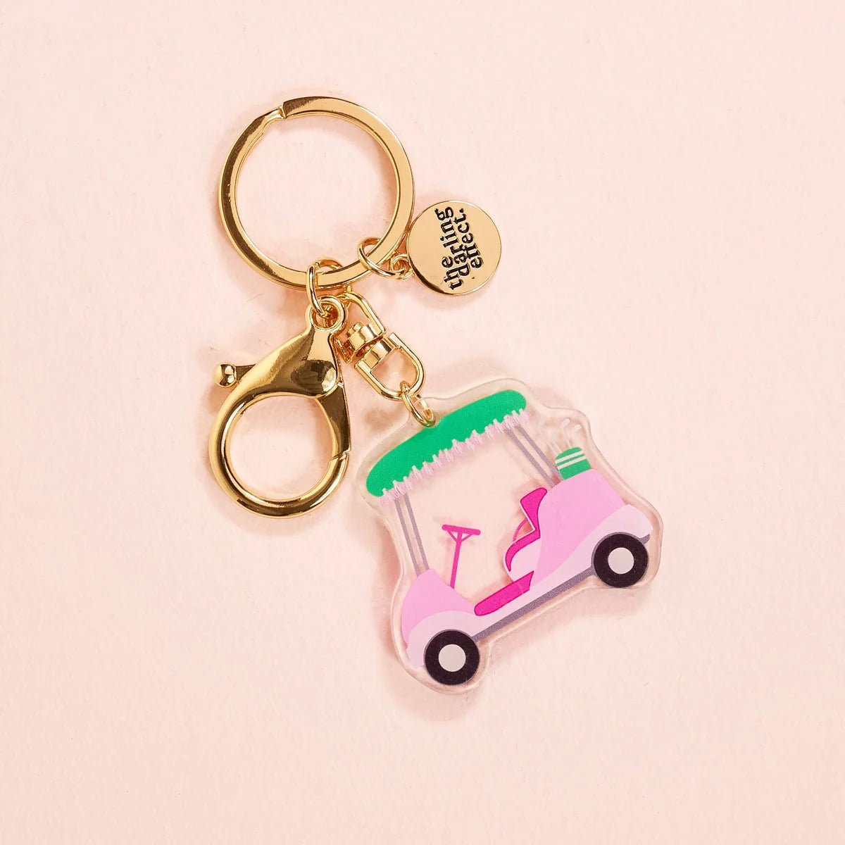 The Darling Effect Golf Cart Acrylic Keychain