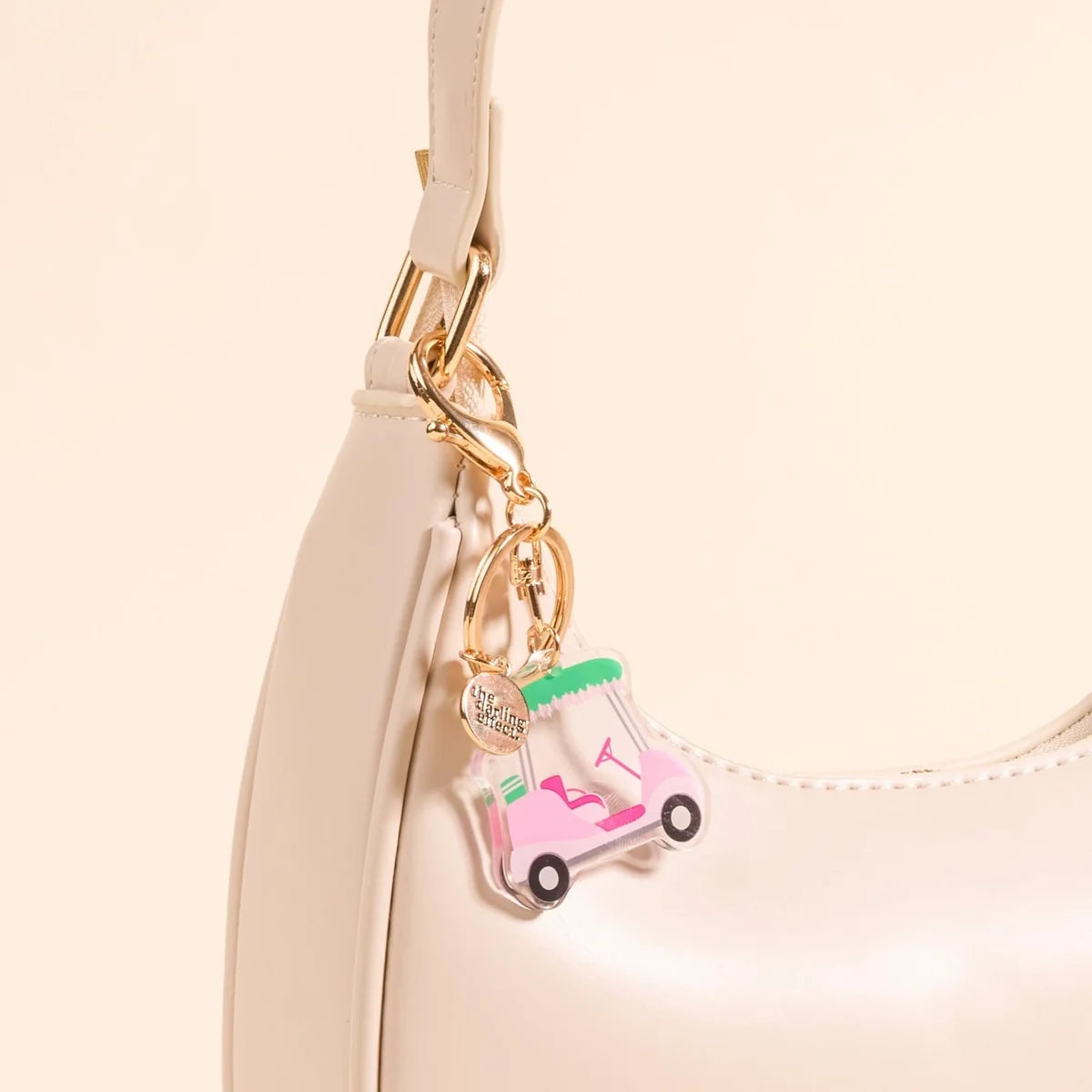 The Darling Effect Golf Cart Acrylic Keychain