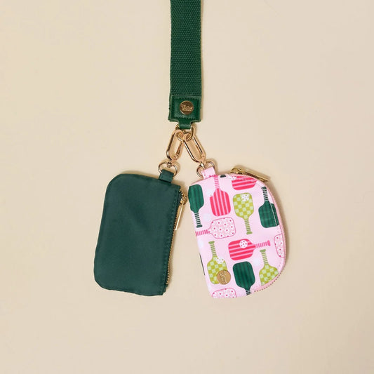 The Darling Effect Pickleball Party Dynamic Duo Pouch Wristlet