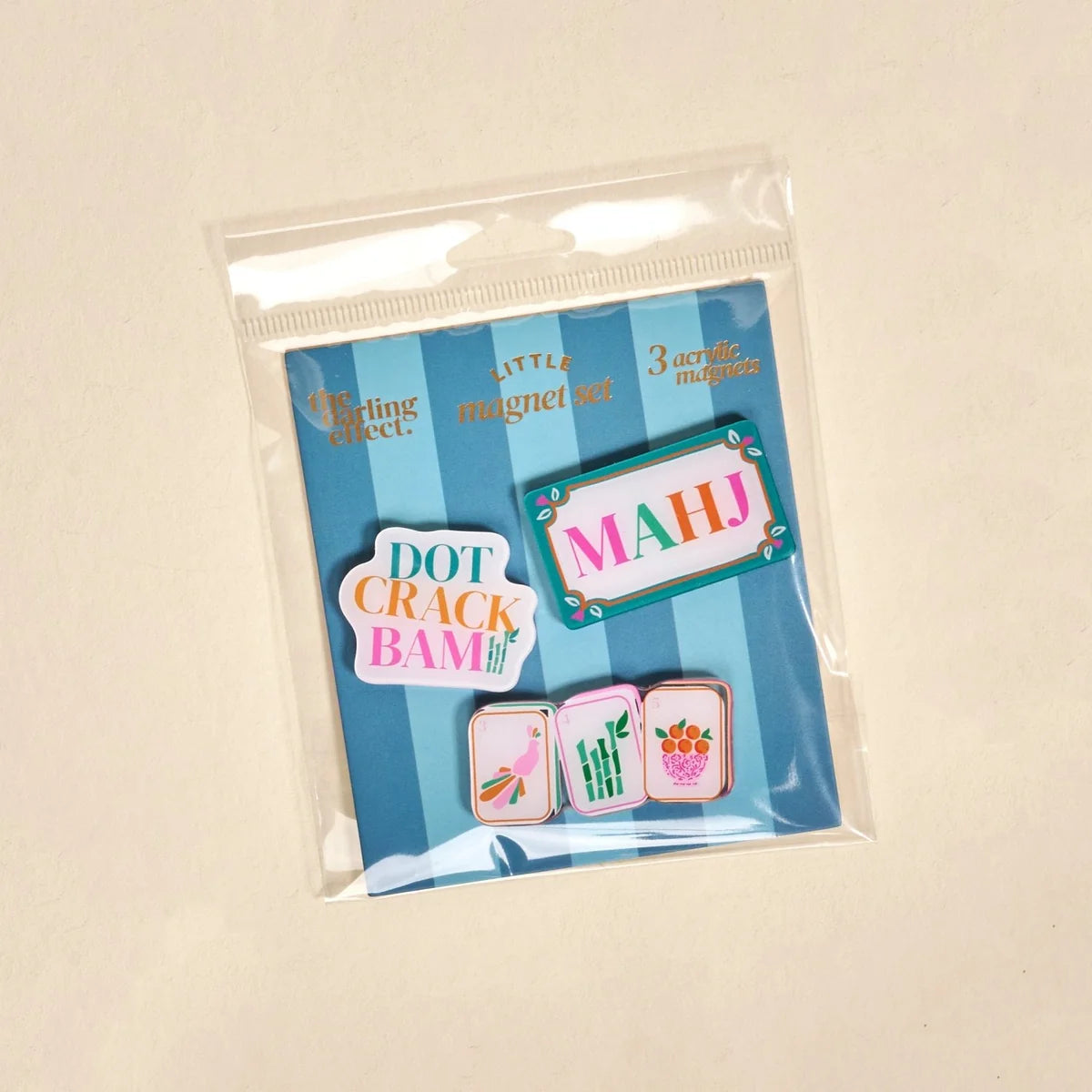 The Darling Effect Let's Play Mahjong Little Magnet Set