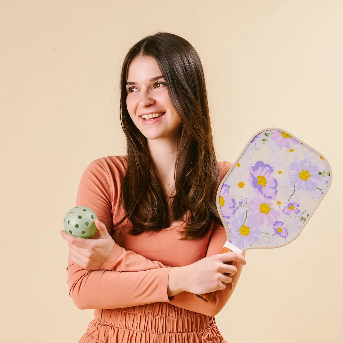 The Darling Effect Bouquet Beauty Purple Pickleball Paddle