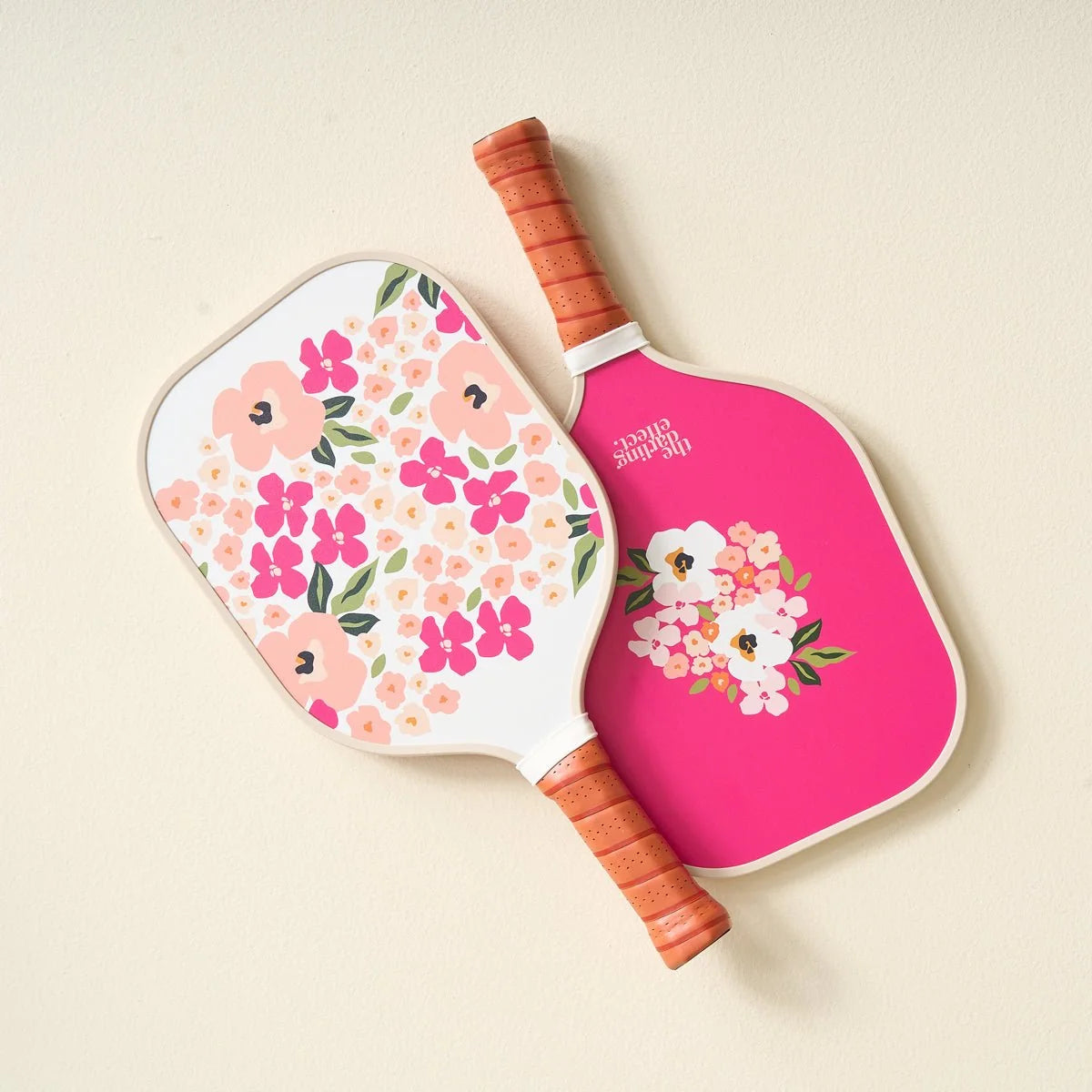 The Darling Effect Lively Flora Pink Pickleball Paddle