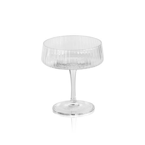 Zodax Bandol Fluted Textured Martini Glass