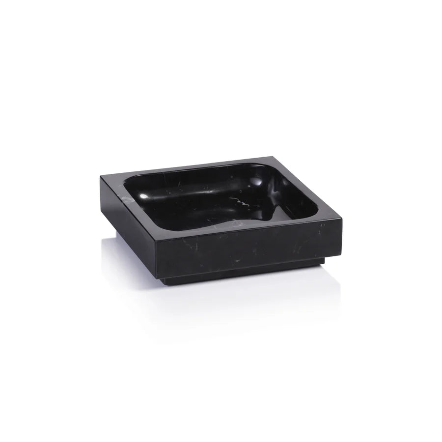 Zodax Nero Marquina Natural Marble Tray - Small