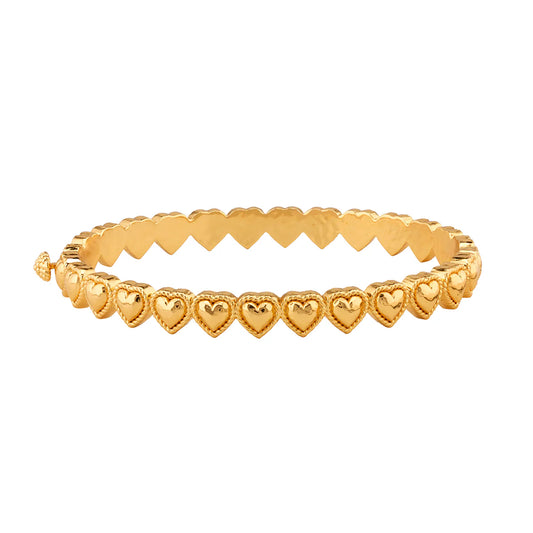 Capucine De Wulf Love Petite Hinged Bangle