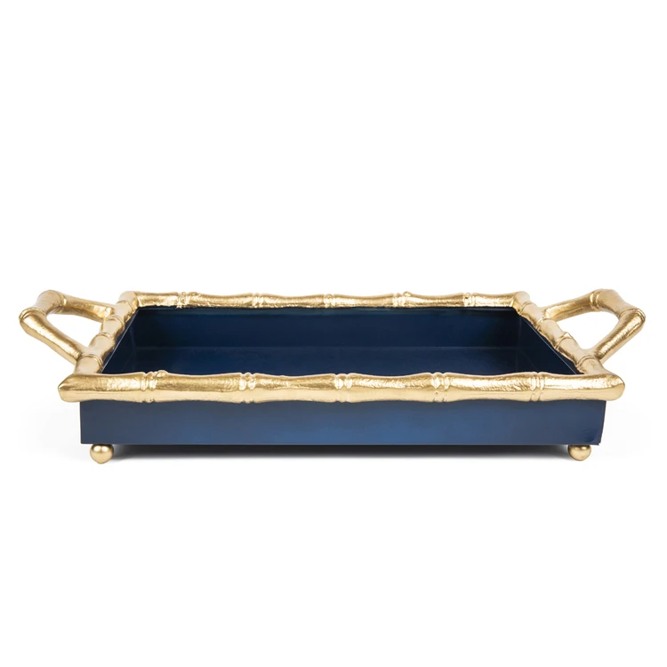 Jaye’s Studio Navy Bamboo Tray