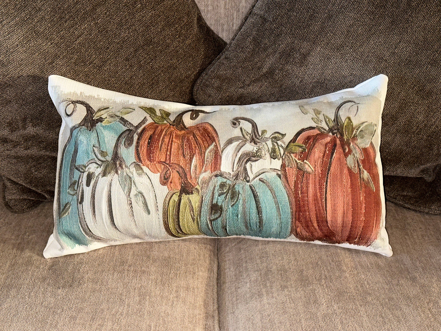 The Porch GA Fall Pumpkins  Lumbar
