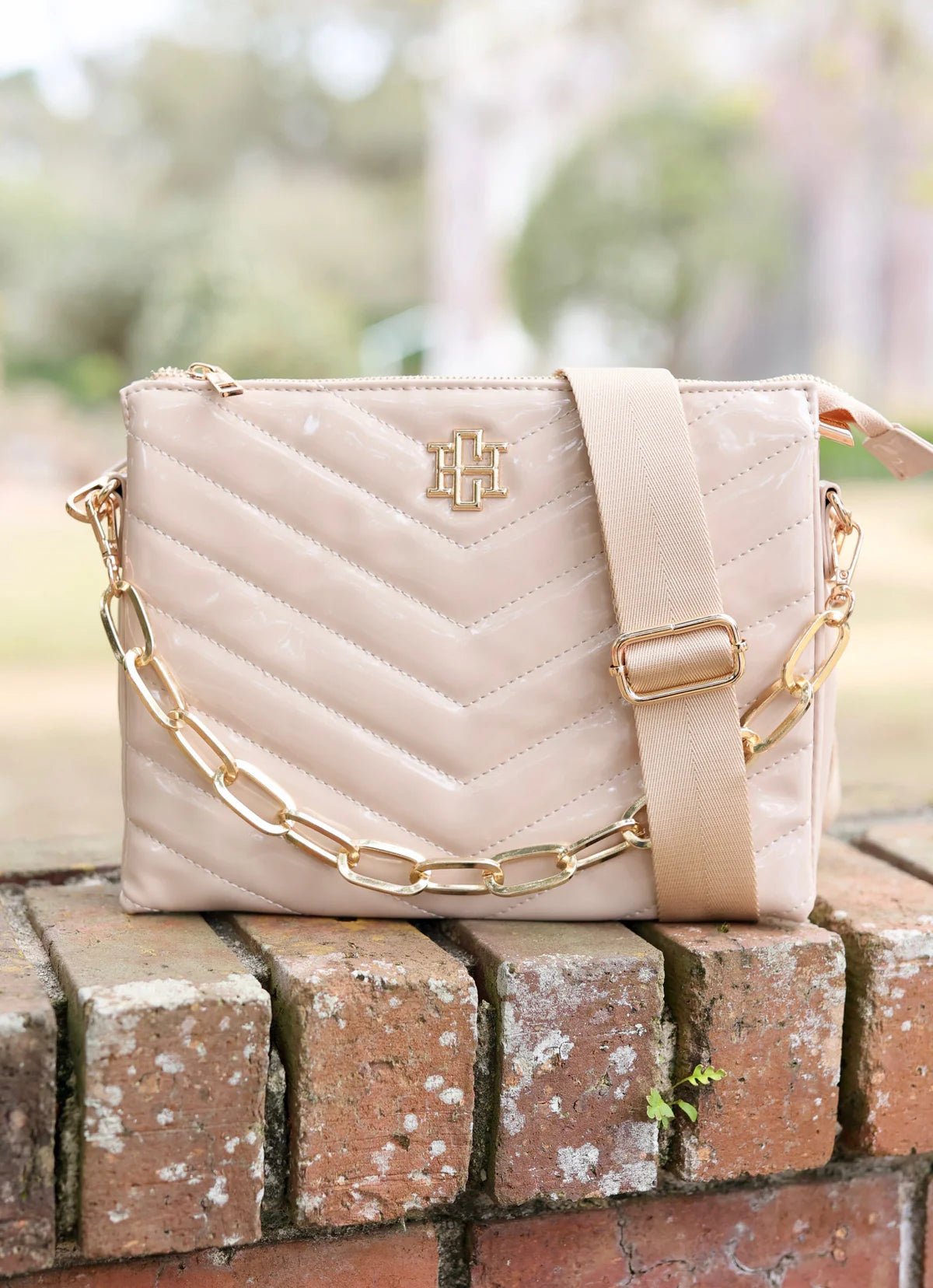 Caroline Hill Cream Ariana Crossbody