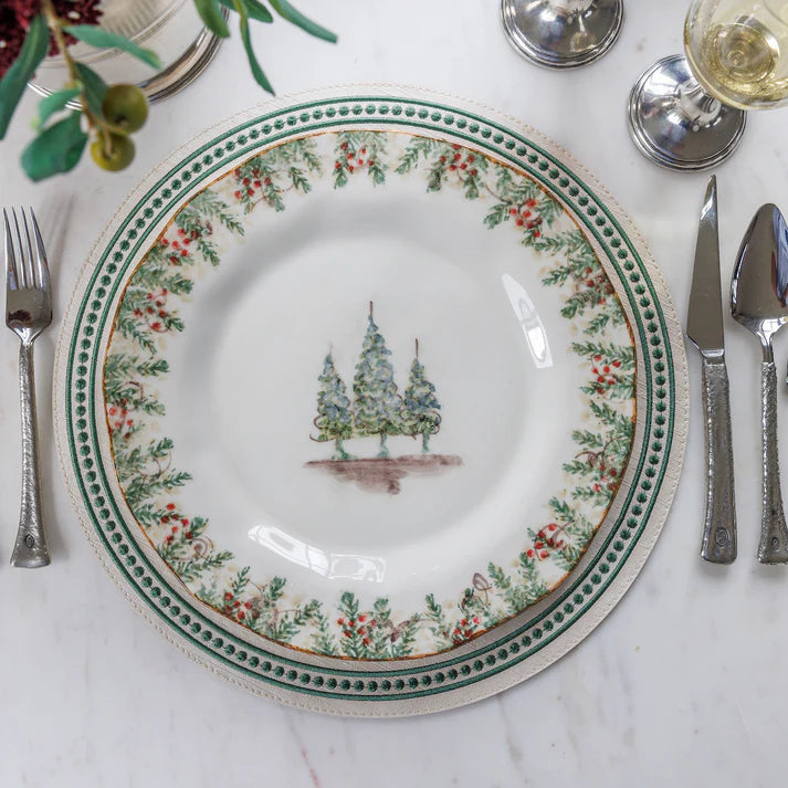 Arte Italica Natale Dinner Plate