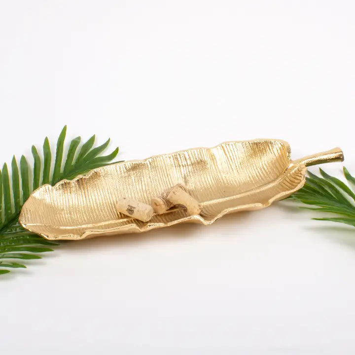 8 Oak Lane Banana Leaf Vanity Tray