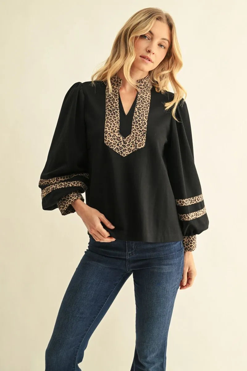 Cheetah Dreams Long Sleeve Top