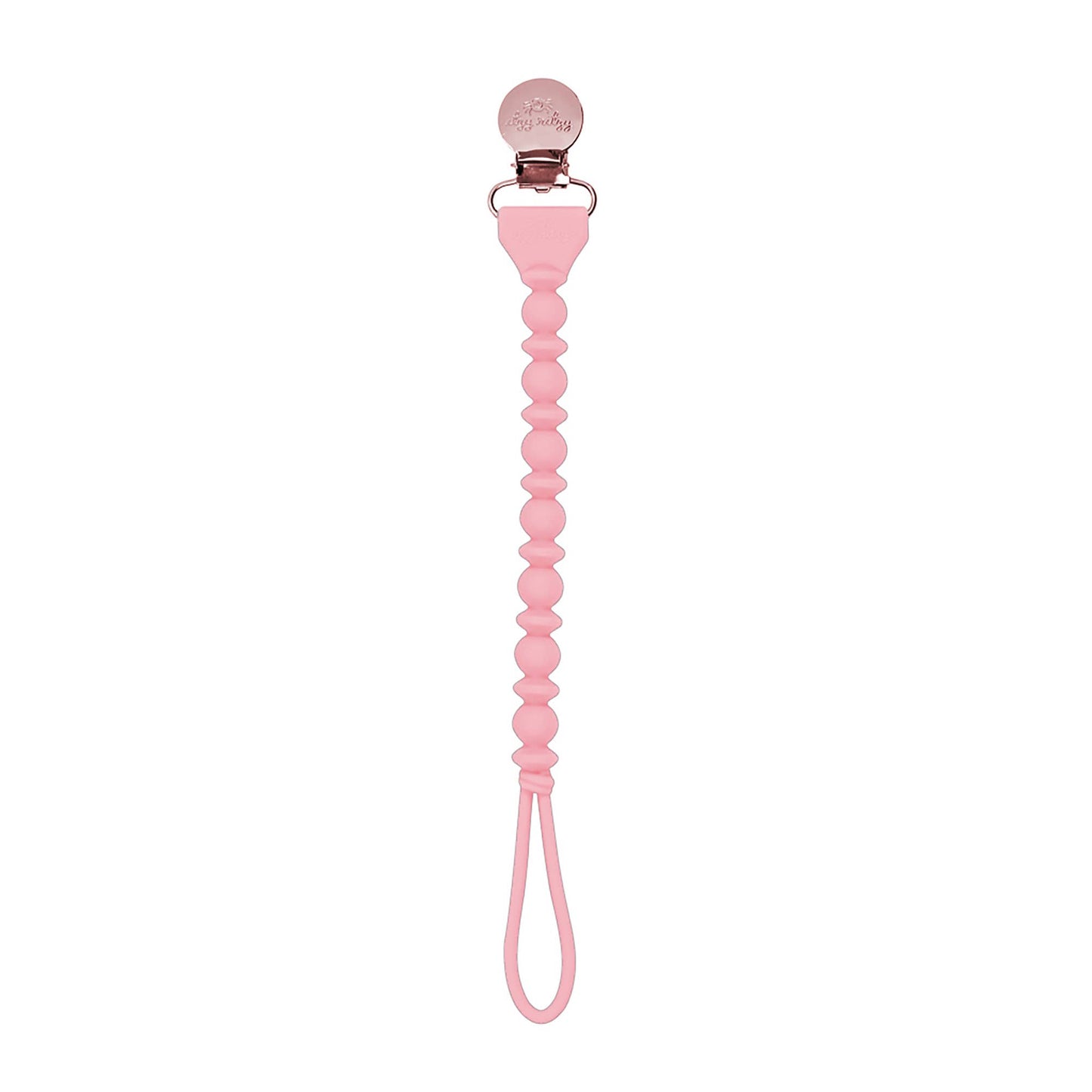 The Porch Sweetie Strap™ Silicone One-Piece Pacifier Clips: Blue Beaded