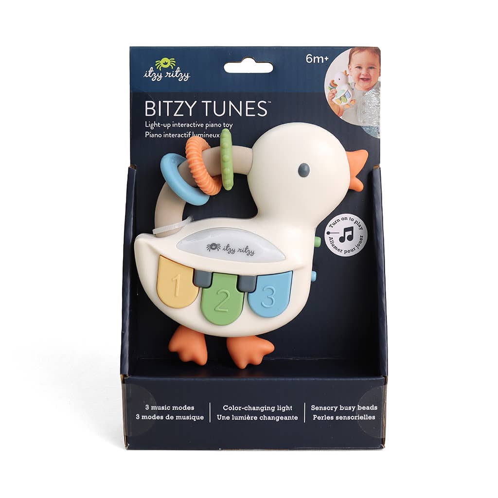 *The Porch NEW* Bitzy Tunes™ Goose - Light-up Interactive Piano Toy