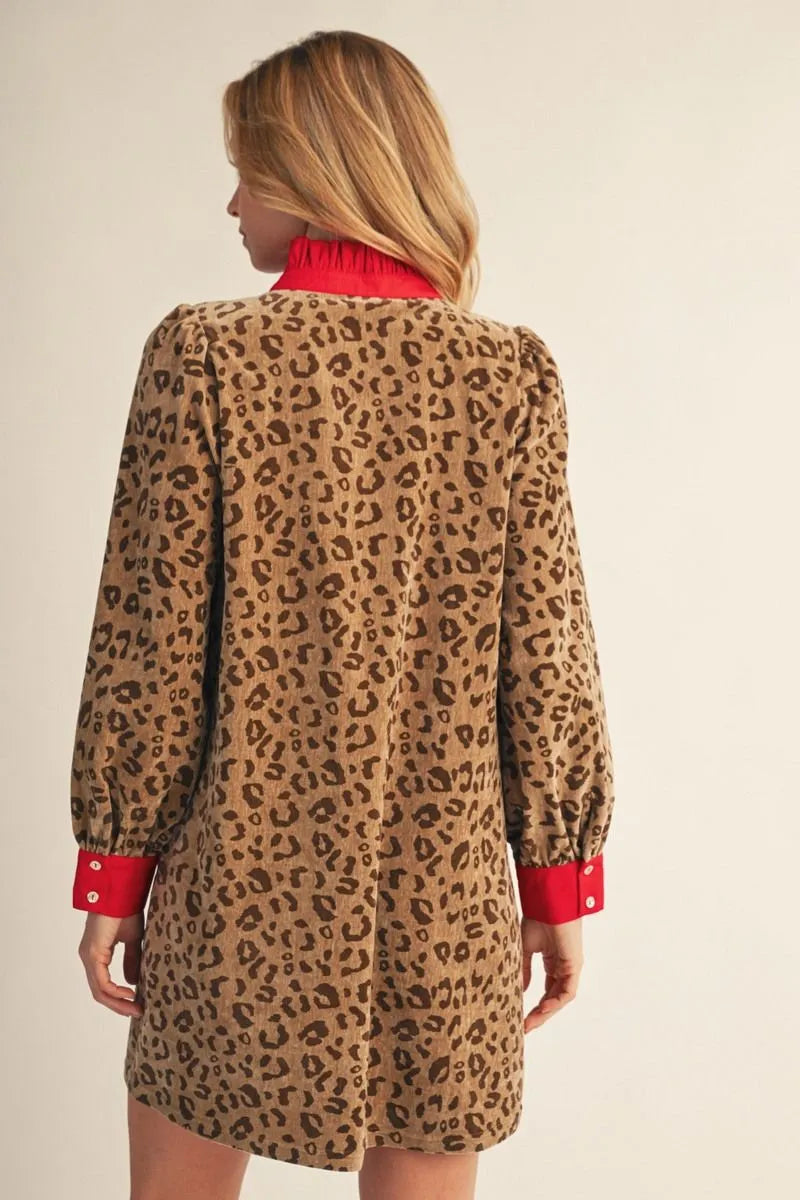 The Ruby Leopard Dres