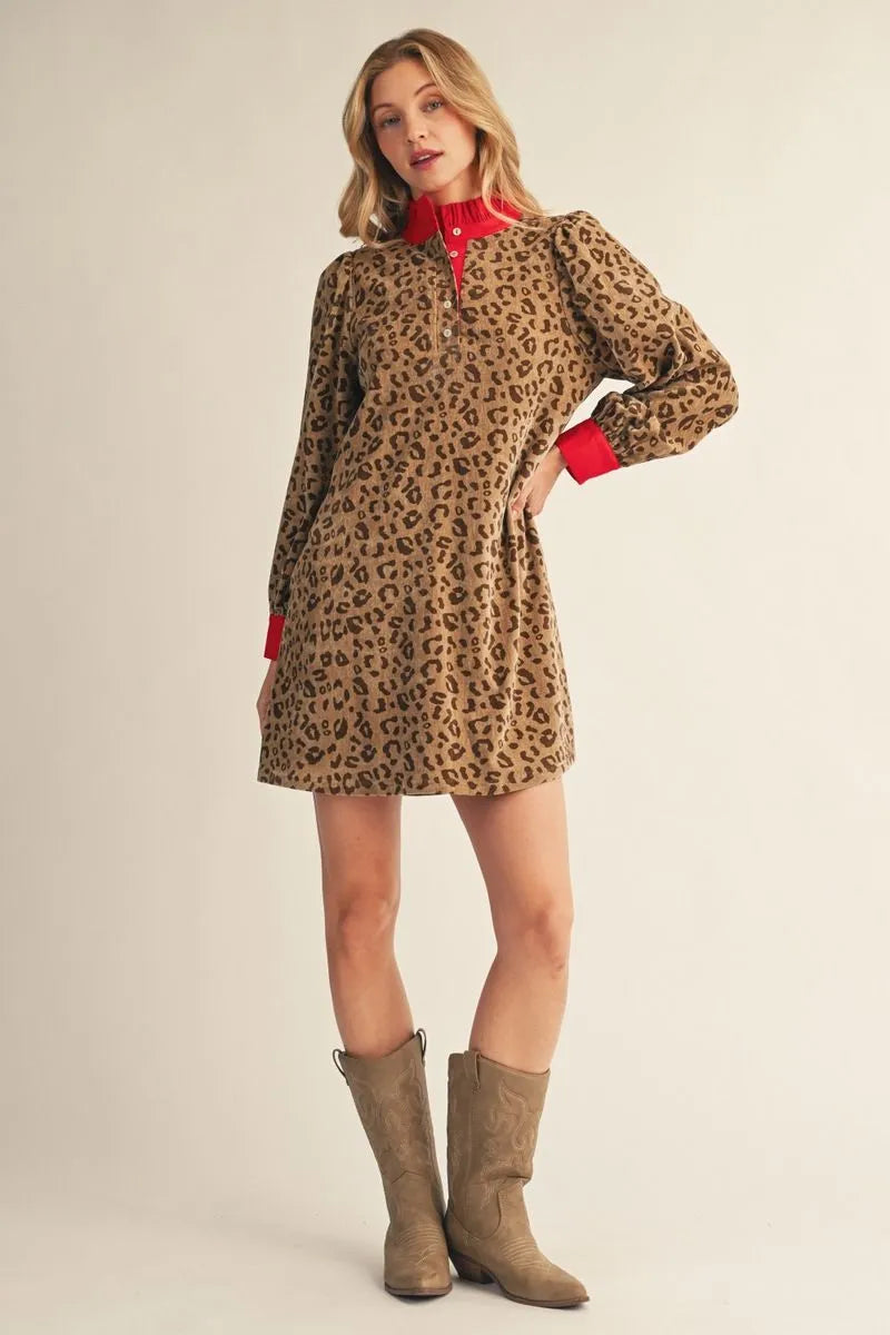 The Ruby Leopard Dres