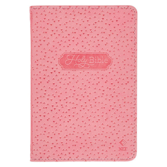 The Porch Bible NLT Infant New Testament Faux leather, Pink