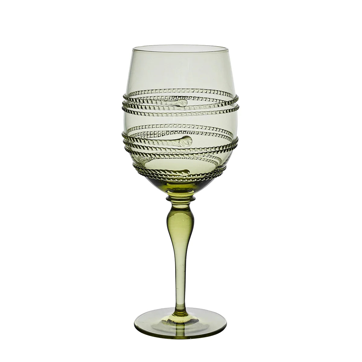 Juliska Ella Wine Glass- Green
