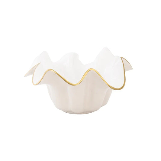 Beatriz Ball Encanto Medium Medusa Bowl- Cream & White