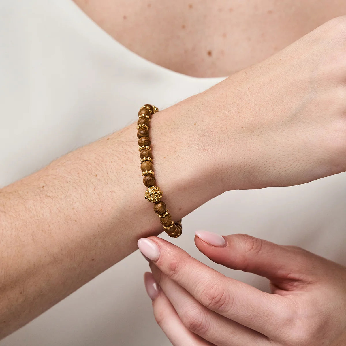 Capucine De Wulf Berry Stretch Bracelet - Teak