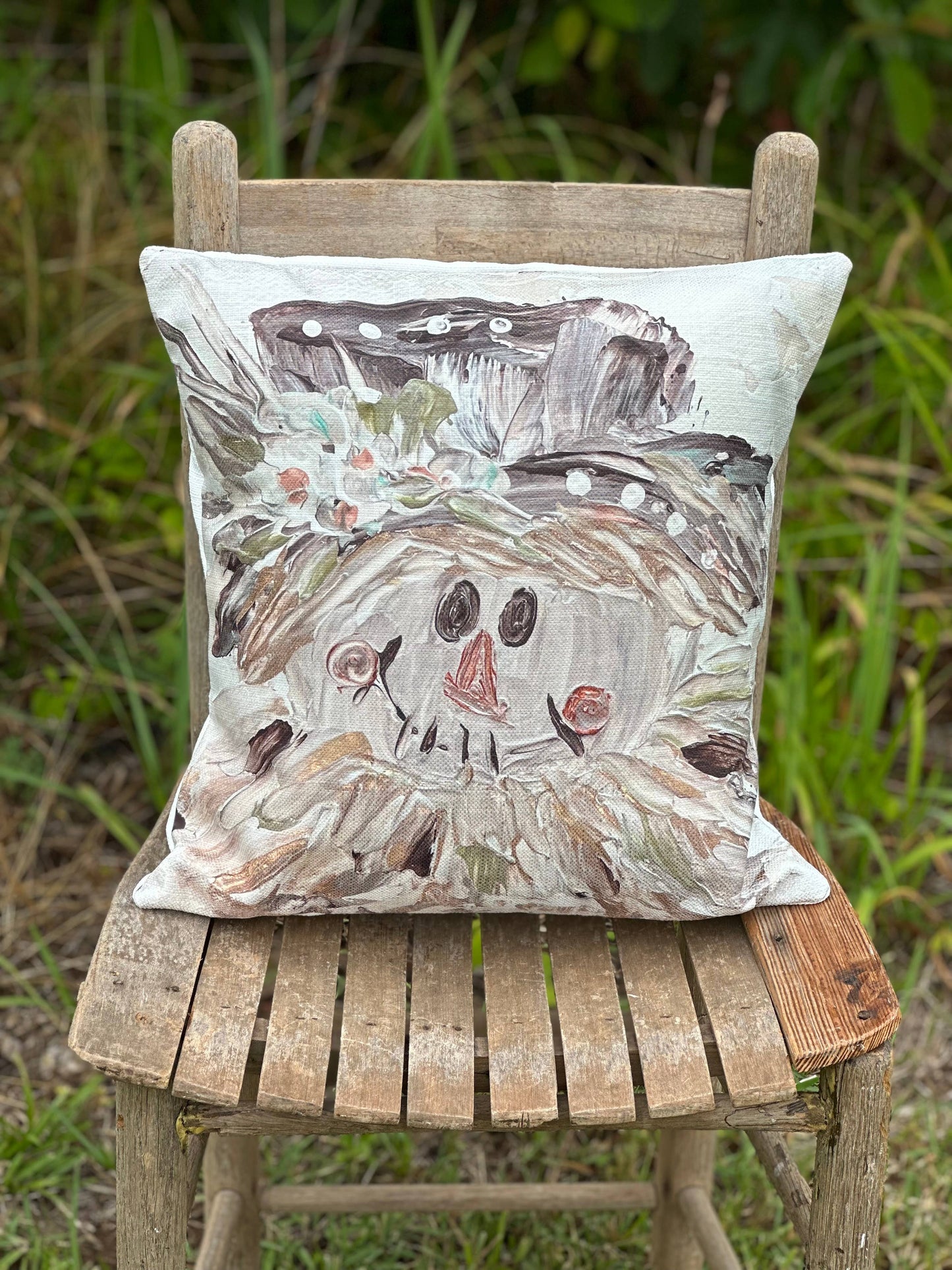 The Porch GA Neutral Scarecrow Pillow
