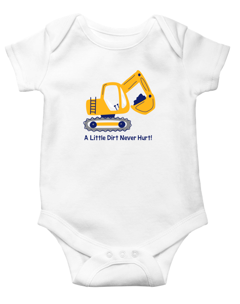 Ganz Tractor Diaper Shirt 3-6mth Size