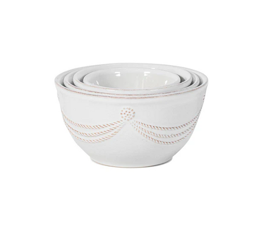 Berry & Thread Nesting Prep Bowl Set/4pc - Whitewash