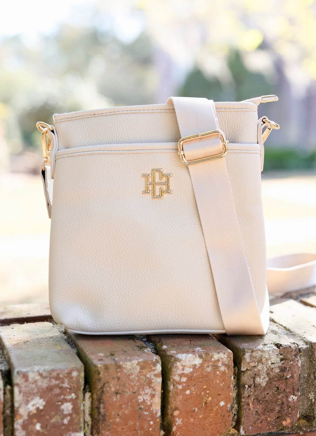 Caroline Hill Cream Briggs Crossbody