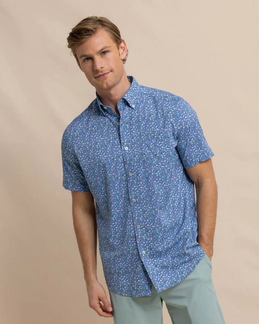 Southern Tide Intercoastal Dazed and Transfused Sport Shirt