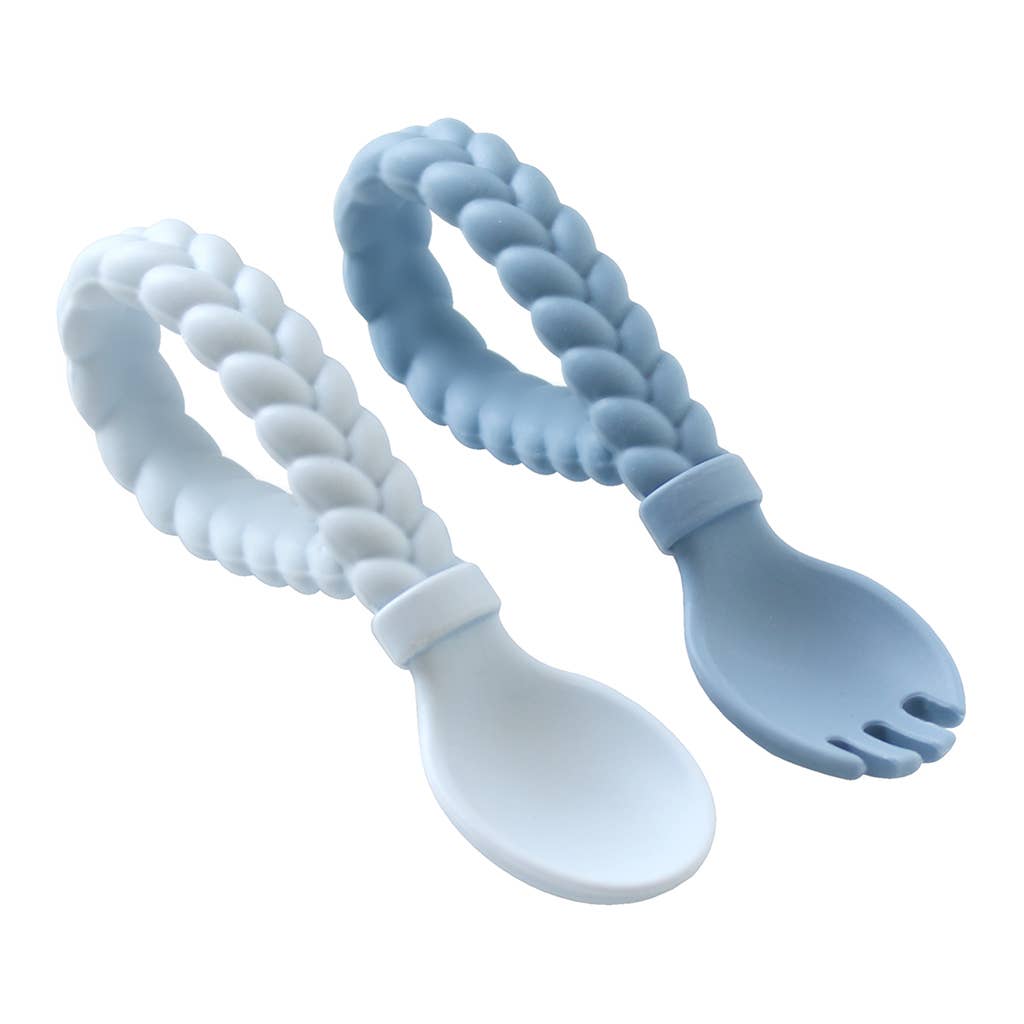 The Porch Sweetie Spoons™ Spoon + Fork Set: Pink