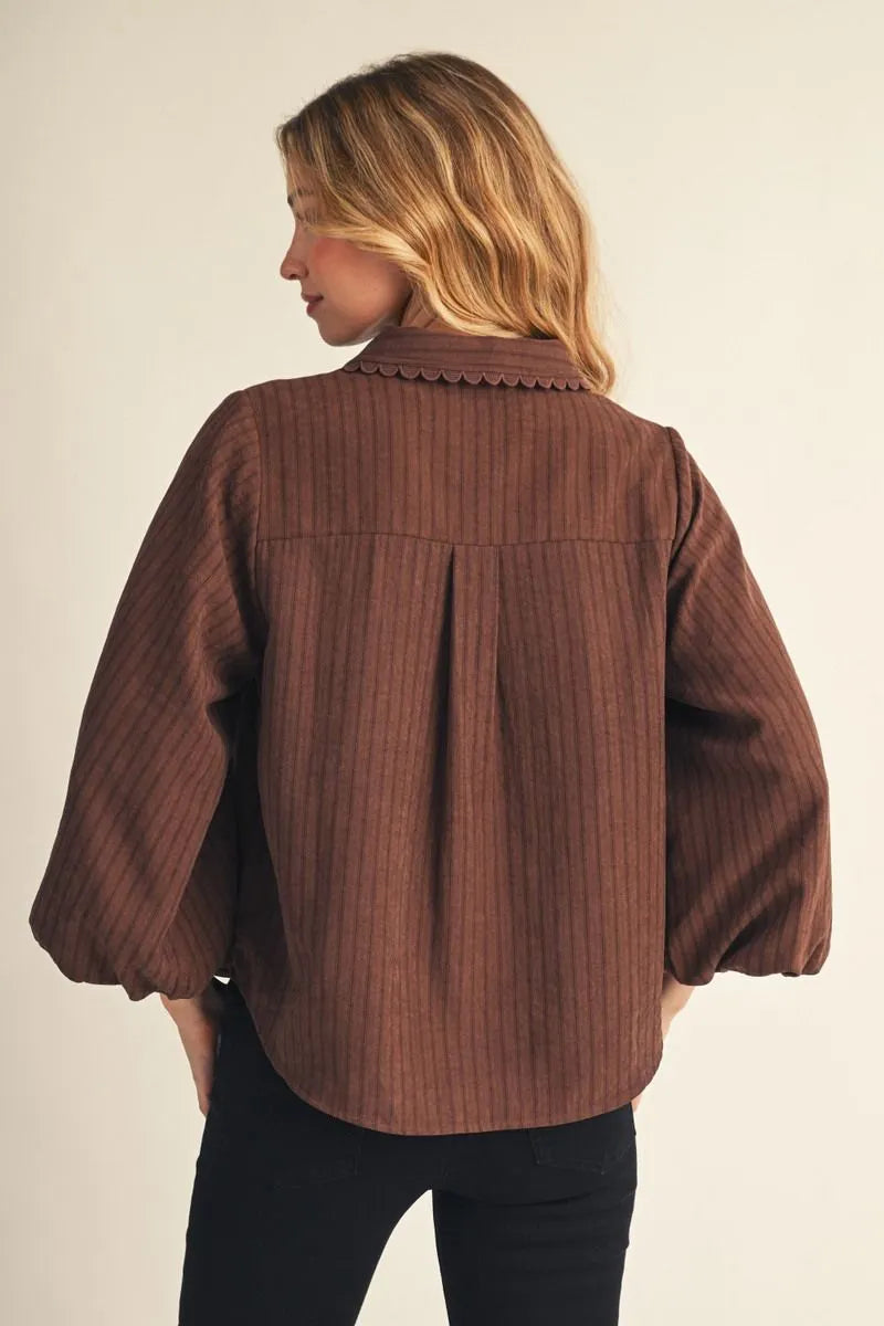 The Madeline Pleated Blouse