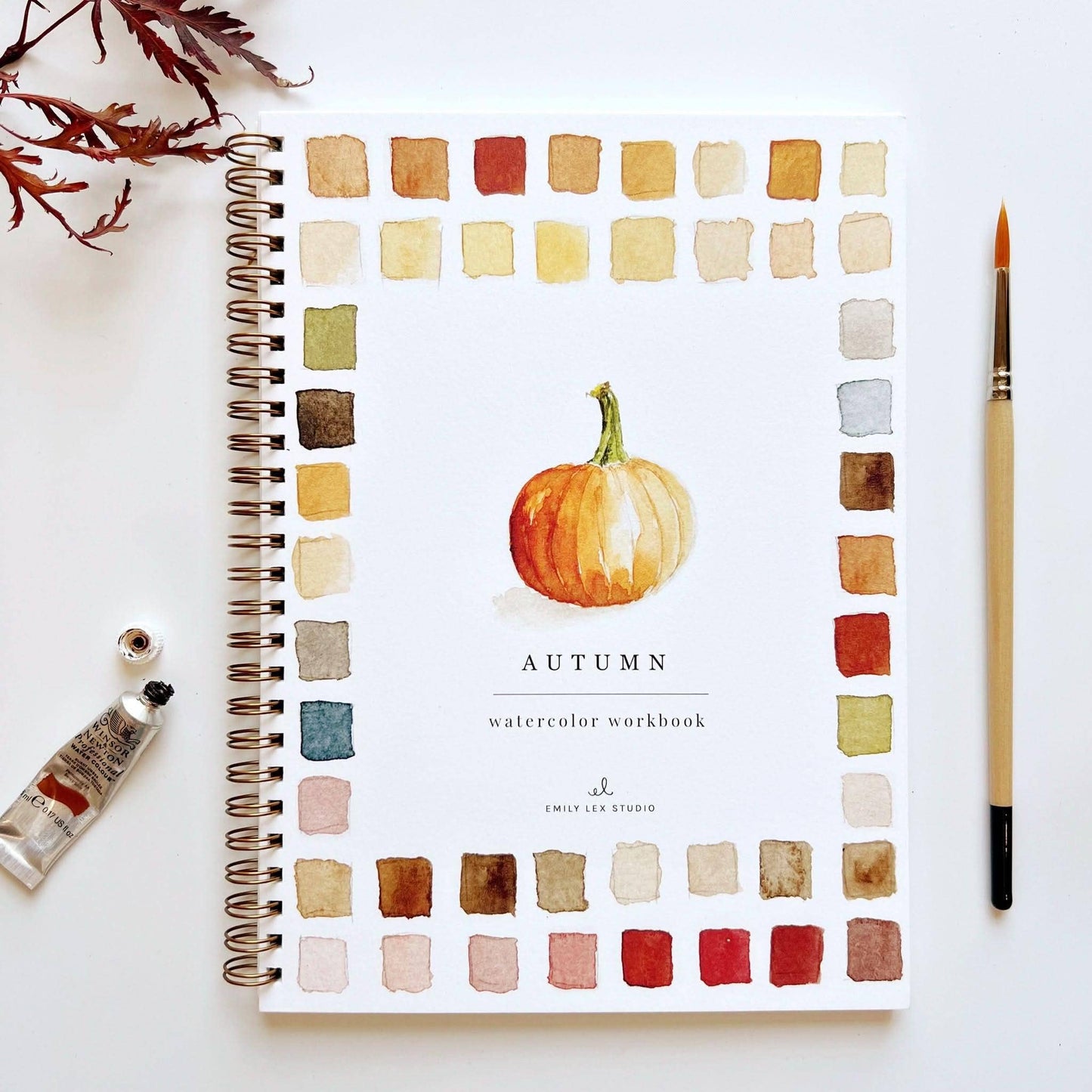 The Porch Autumn watercolor workbook